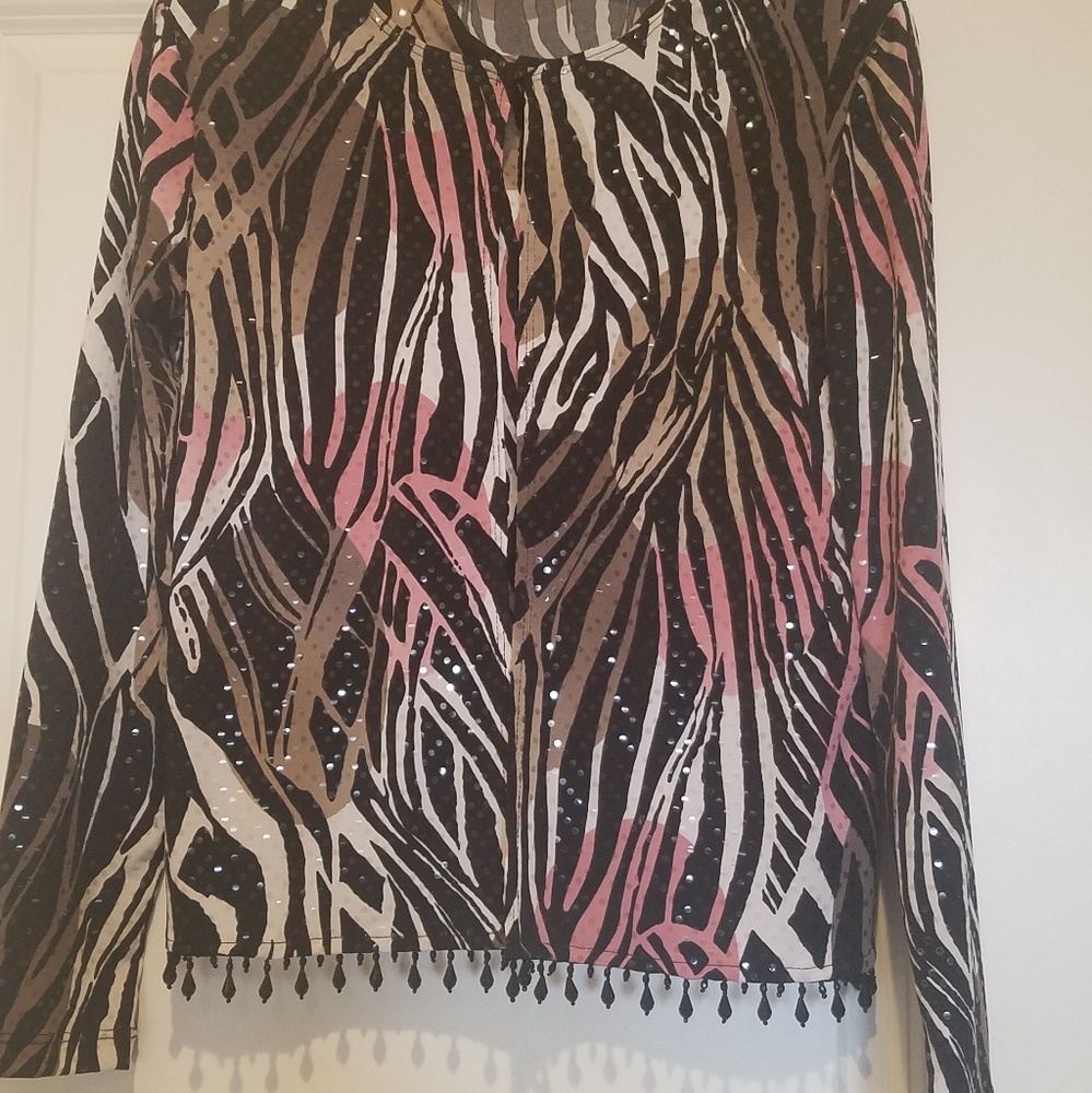 MSK 2 piece sequine top and jacket